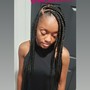 Boxer Braids (2 feed-in cornrows)(Premium Hair Included)