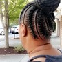 Kinky Twist. Mid back