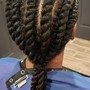 6 STITCH (Straight Back) Feedin Braids