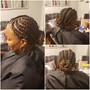 Wig braid down