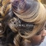 Roller Set on natural hair