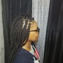 Med/Small knotless Braid