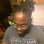 Starter locs ( Shaved Sides)