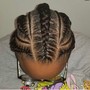 2 to 3 Feed -In Braids