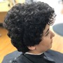 Curly Hair Cut & Style