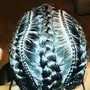 Luxx Laiid Straight Back Feed-in Braids