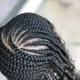 Small half & half flat twists