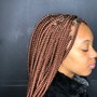 Small half & half flat twists