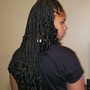 French curl (small knotless braids)