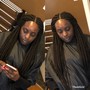 Two feedin Braids(Natural)-Hair included