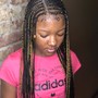 Large Knotless Box Braids