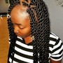 Natural hair plaits