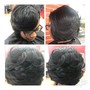 Shampoo and Style Short Hair ONLY/ NO BLOWOUT