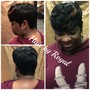 Relaxer cut and style