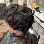 Pin Curls (after styling)