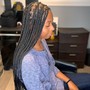 12 FEED-IN + SMEDIUM KNOTLESS BOX BRAIDS