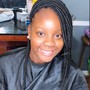 Large Knotless Box Braids