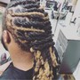 Men bun Cornrows