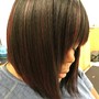 Relaxer Retouch/ cut and color rinse