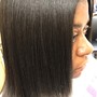 Relaxer Retouch/ cut and color rinse