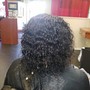 Wash &amp; Set with a Hot oil Treatment