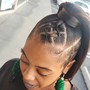 Palm twist+ Style - Half Head