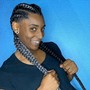 Natural Box Braids/Natural Two strand Twist