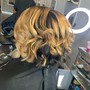 Relaxer Retouch and BLOWDRY&curl Style