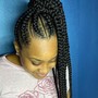 Natural corn row Braids/Flat Twist