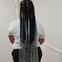 4 Straight Back Braids