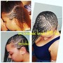 Touch Up on Front Braids HAIR  INCLUDED