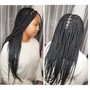 Jumbo knotless braids