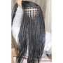 Jumbo knotless braids