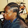 4 feed-in Braids  HAIR INCLUDED