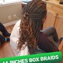 30 inches small knotles Box Braids