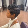 Virgin Relaxer cut and curl