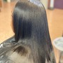 Shampoo Blowout and flatiron