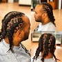 Straight back Braids