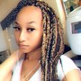 Jumbo box braids