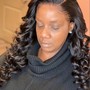 HALF UP PONYTAIL SEW IN cash only