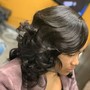 Roller Set on natural hair