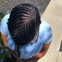 4 ponytail Braids