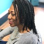 Invisible Loc Extension w/ rope twist