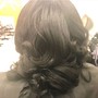 Bridal Elegance Pin Up w Pincurls