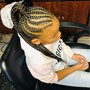 Kid's Braided style (extensions added)