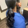 Ponytail sew in