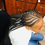 Kid's Braided style (extensions added)