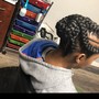 Kid's Braided style (extensions added)