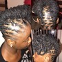 4 Feed-ins Cornrows