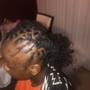 Kid's cornrow (braided up)